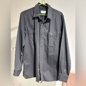 Coton shirt for mâle, médium.  Charcoal